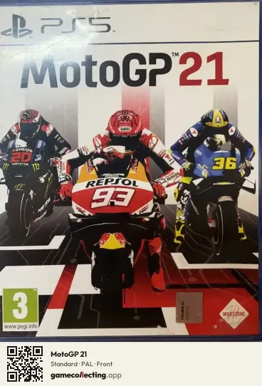 MotoGP 21 PlayStation 5, PAL box front