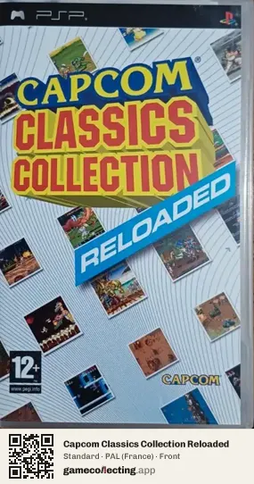 Capcom Classics Collection Reloaded PlayStation Portable, France box front