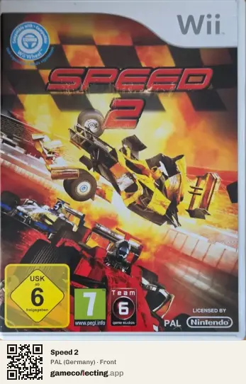 Speed 2 Nintendo Wii, Germany box front