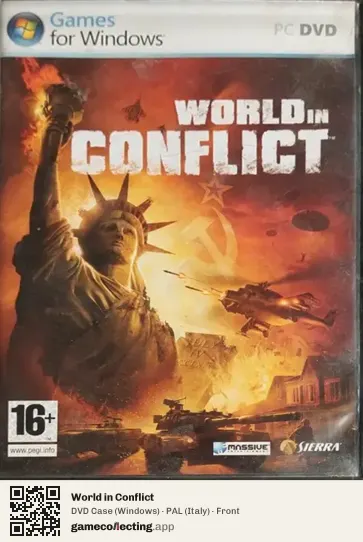World in Conflict Computer, Italy box front