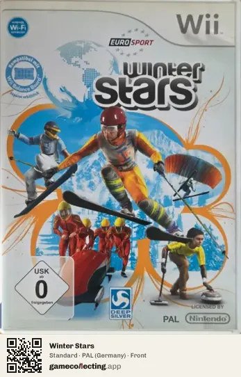 Winter Stars Nintendo Wii, Germany box front