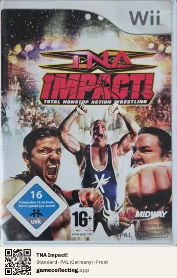 TNA Impact! Nintendo Wii, Germany box front