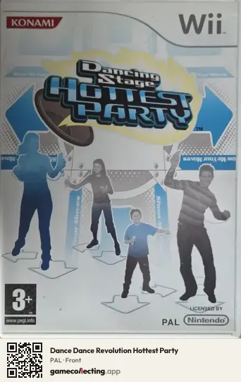 Dance Dance Revolution Hottest Party Nintendo Wii, PAL box front