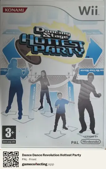 Dance Dance Revolution Hottest Party Nintendo Wii, PAL box front