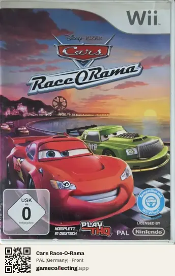 Cars Race-O-Rama Nintendo Wii, Germany box front
