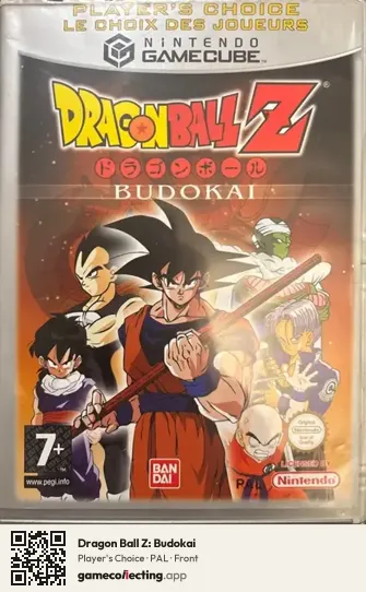 Dragon Ball Z: Budokai Nintendo GameCube, PAL box front
