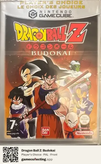 Dragon Ball Z: Budokai Nintendo GameCube, PAL box front