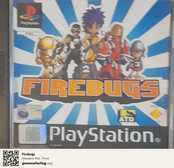 Firebugs PlayStation, PAL box front