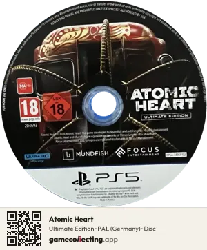 Atomic Heart PlayStation 5, PAL disc