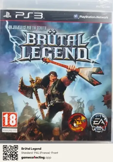 Brütal Legend PlayStation 3, France box front