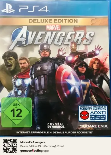 Marvel's Avengers PlayStation 4, Germany box front