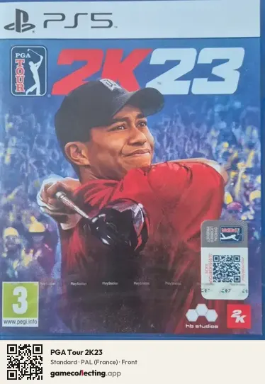 PGA Tour 2K23 PlayStation 5, France box front