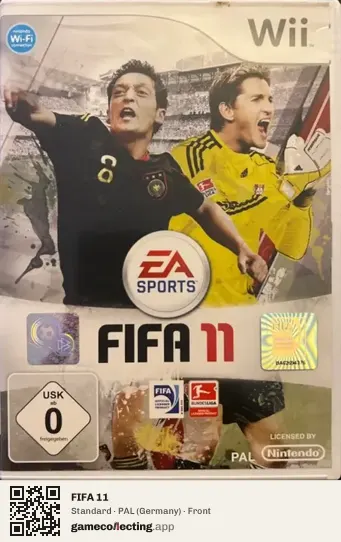 FIFA 11 Nintendo Wii, Germany box front