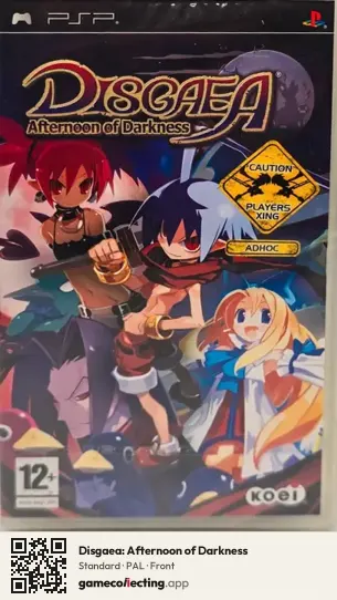 Disgaea: Afternoon of Darkness PlayStation Portable, PAL box front