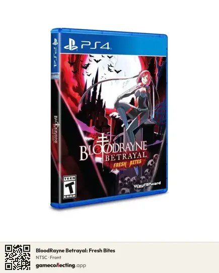 BloodRayne Betrayal: Fresh Bites PlayStation 4, NTSC box front