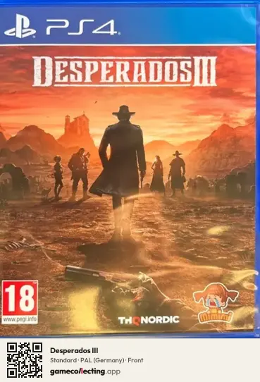 Desperados III PlayStation 4, Germany box front