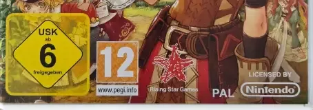 Rune Factory: Frontier, the USK square on its front