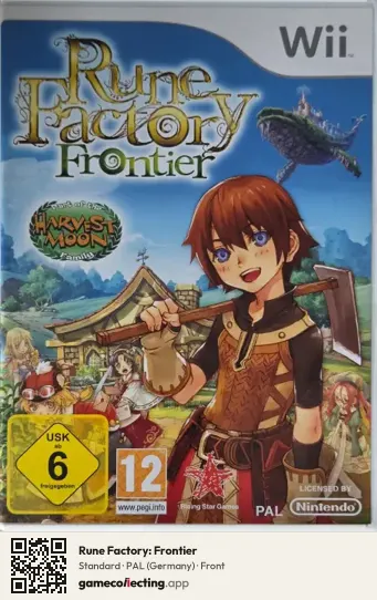 Rune Factory: Frontier Nintendo Wii, Germany box front