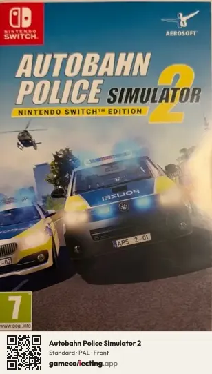 Autobahn Police Simulator 2 Nintendo Switch, PAL box front