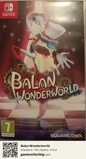 Balan Wonderworld Nintendo Switch, Spain box front