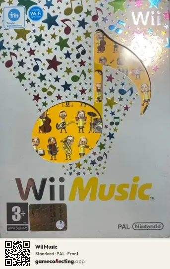 Wii Music Nintendo Wii, PAL box front