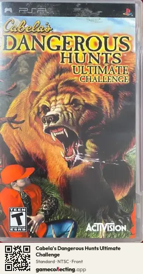 Cabela's Dangerous Hunts Ultimate Challenge PlayStation Portable, NTSC box front
