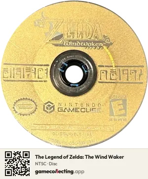 The Legend of Zelda: The Wind Waker Nintendo GameCube, NTSC disc