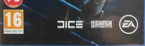 Star Wars Battlefront II, the PEGI square on its front
