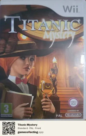 Titanic Mystery Nintendo Wii, PAL box front