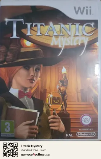 Titanic Mystery Nintendo Wii, PAL box front