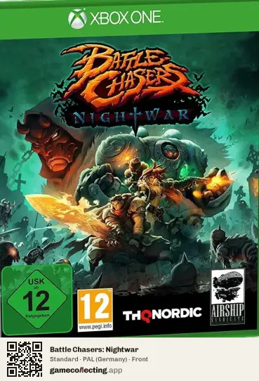 Battle Chasers: Nightwar Xbox One, Germany box front
