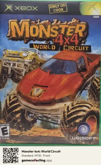 Monster 4x4: World Circuit Xbox, NTSC box front