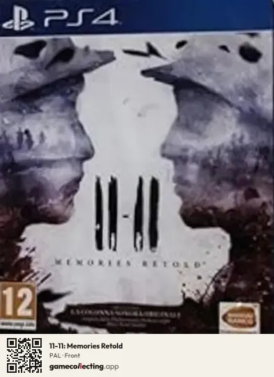 11-11: Memories Retold PlayStation 4, PAL box front