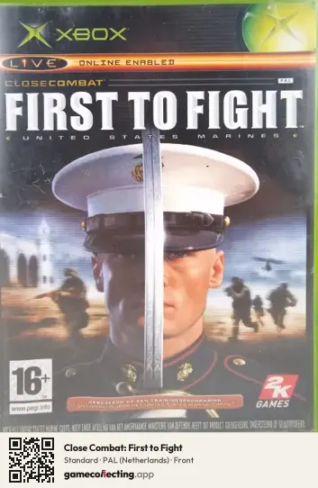 Close Combat: First to Fight Xbox, Netherlands box front