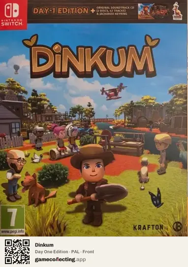 Dinkum Nintendo Switch, PAL box front