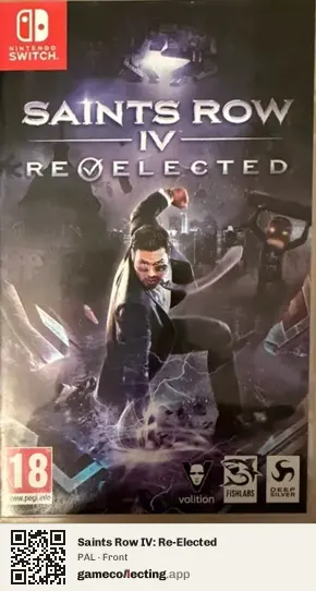 Saints Row IV: Re-Elected Nintendo Switch, PAL box front