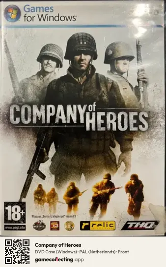 Company of Heroes Computer, Netherlands box front