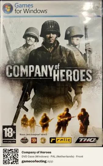Company of Heroes Computer, Netherlands box front