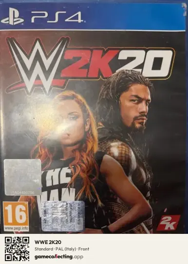 WWE 2K20 PlayStation 4, Italy box front
