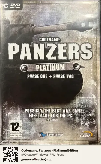 Codename: Panzers - Platinum Edition Computer, PAL box front