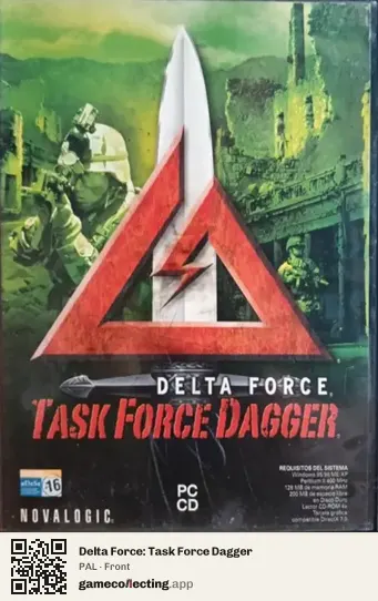 Delta Force: Task Force Dagger Computer, PAL box front