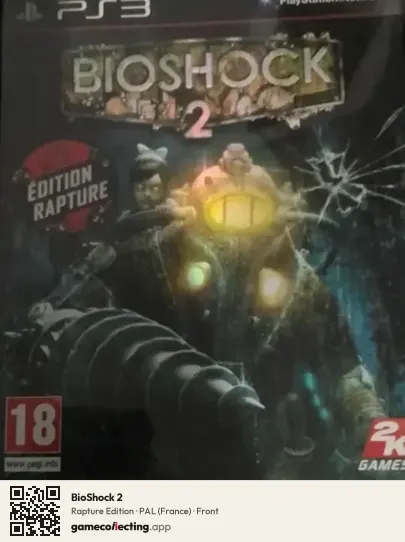 BioShock 2 PlayStation 3, France box front