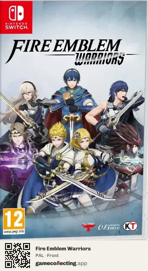 Fire Emblem Warriors Nintendo Switch, PAL box front