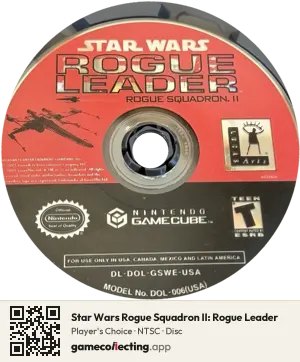 Star Wars Rogue Squadron II: Rogue Leader Nintendo GameCube, NTSC disc