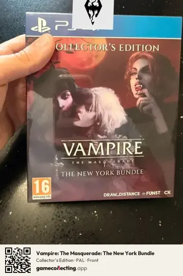Vampire: The Masquerade: The New York Bundle PlayStation 4, PAL box front
