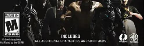 Mortal Kombat XL, the ESRB box on its front