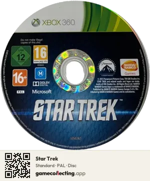 Star Trek Xbox 360, PAL disc