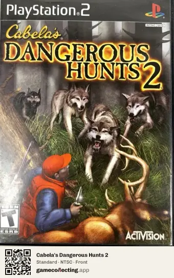 Cabela's Dangerous Hunts 2 PlayStation 2, NTSC box front