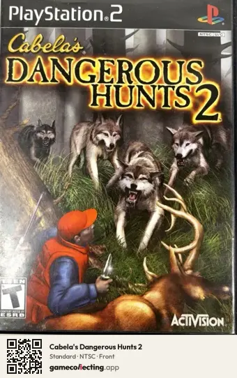 Cabela's Dangerous Hunts 2 PlayStation 2, NTSC box front