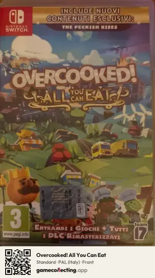 Overcooked! All You Can Eat Nintendo Switch, Italy box front
